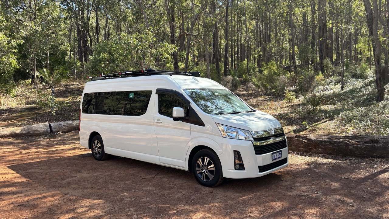 Toyota Hiace GL campervan Vicky ready for the road