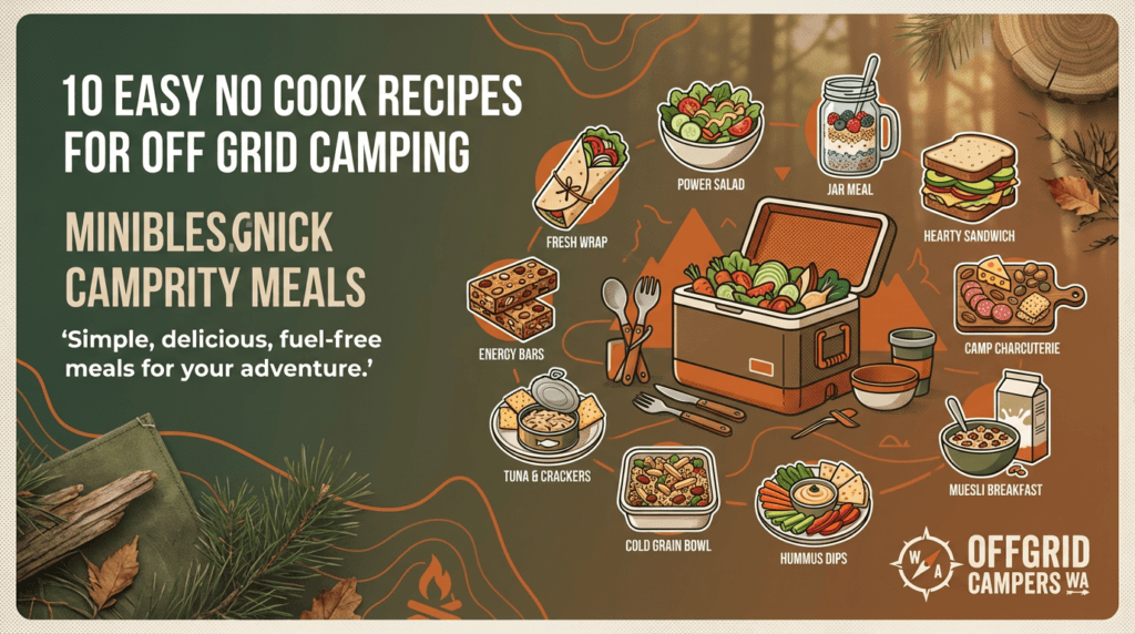 10 easy no cook recipes for off grid camping