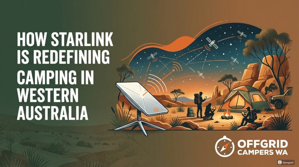 beyond the grid how starlink is redefining camping in western australia