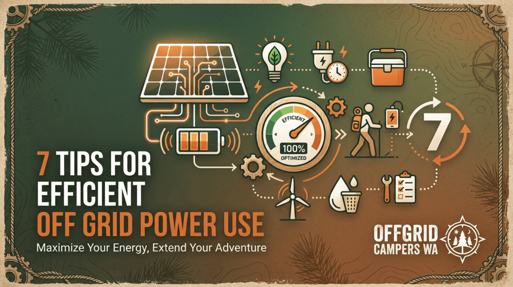 7 tips for efficient off grid power use