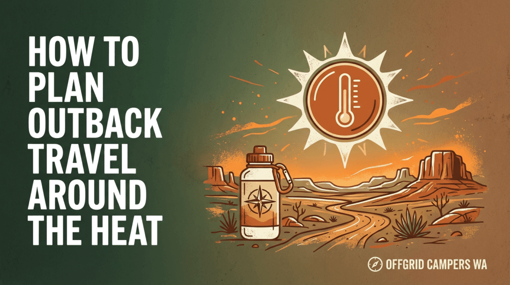 how to plan outback travel around the heat