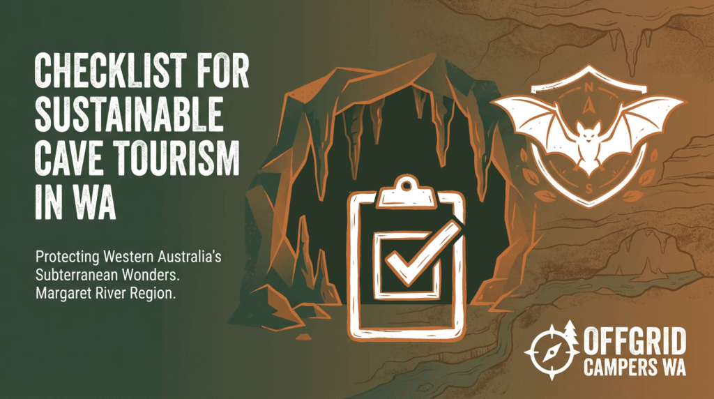 checklist for sustainable cave tourism in wa
