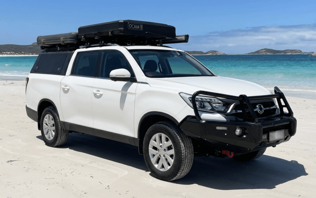 bakkie 2.0 on lucky bay